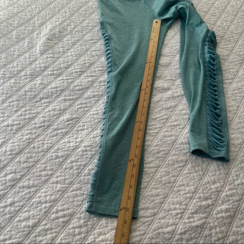 Aerie seafoam green ruched leggings large